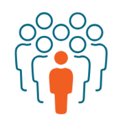 Icon of eight people