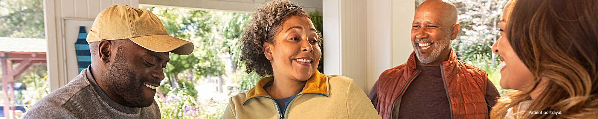 Group of friends laughing